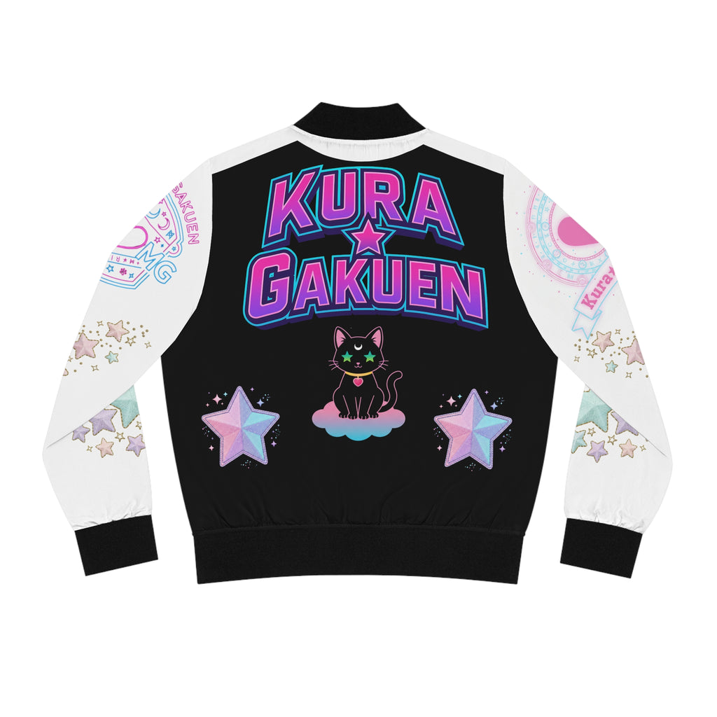 Stealth & Glitter Signature - KOMG Varsity Bomber (Black Edition)