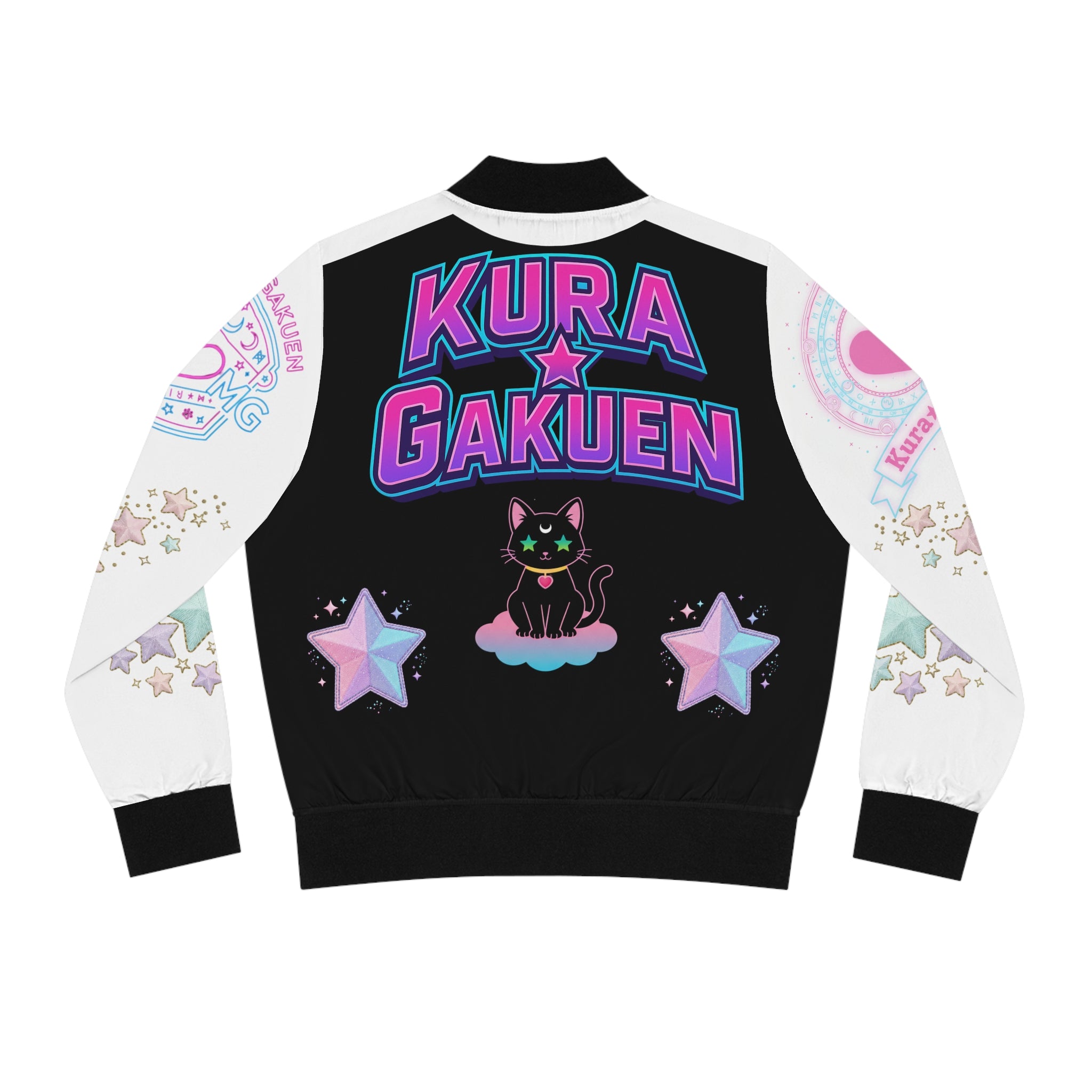 Stealth & Glitter Signature - KOMG Varsity Bomber (Black Edition)