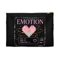 Emotion Pixel Heart Accessory Pouch — Retro Gamer Cosmetic Bag