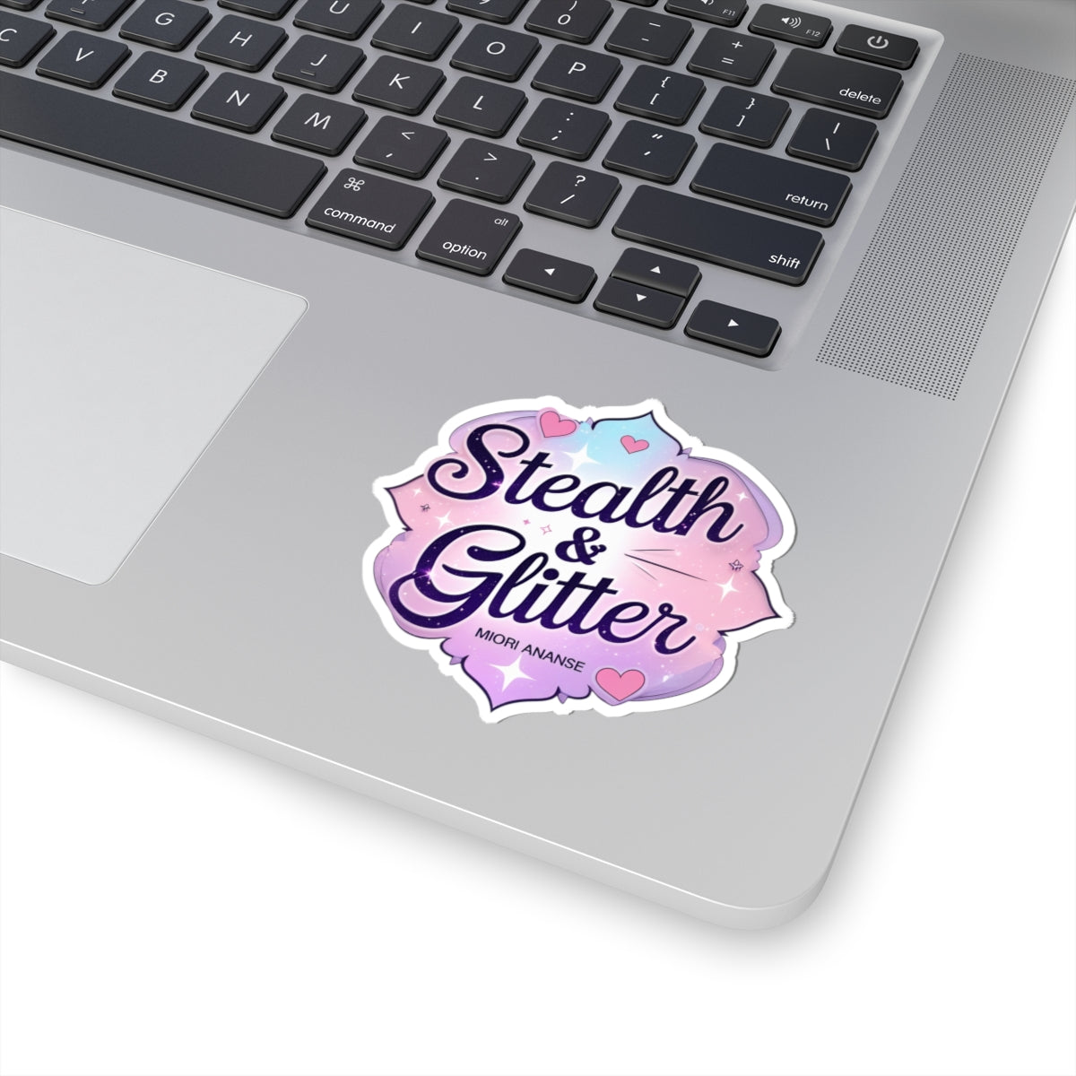 Stealth & Glitter — Signature Pastel Logo by Miori Ananse