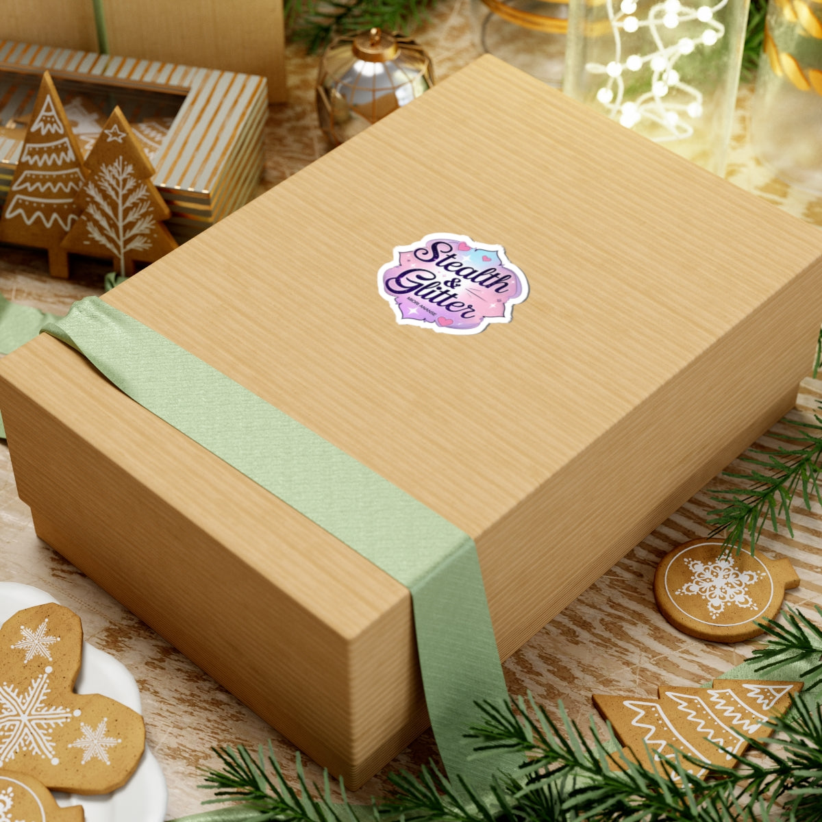 Stealth & Glitter — Signature Pastel Logo by Miori Ananse