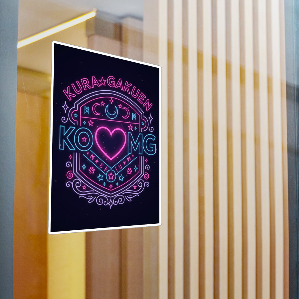 Stealth & Glitter — KuraGakuen Crest Vinyl Decal