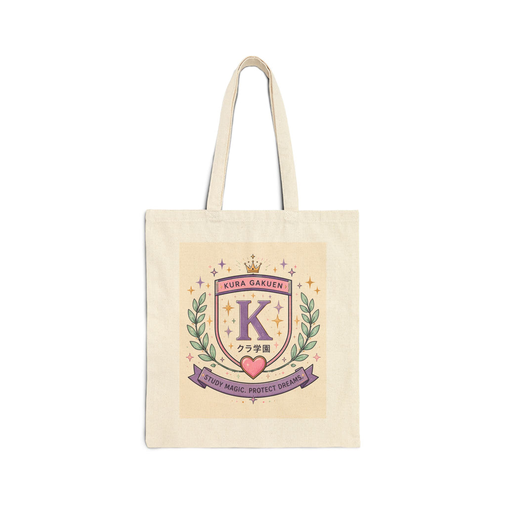 Canvas Tote Bag - Kura Garden Crest