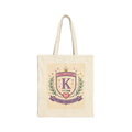 Canvas Tote Bag - Kura Garden Crest
