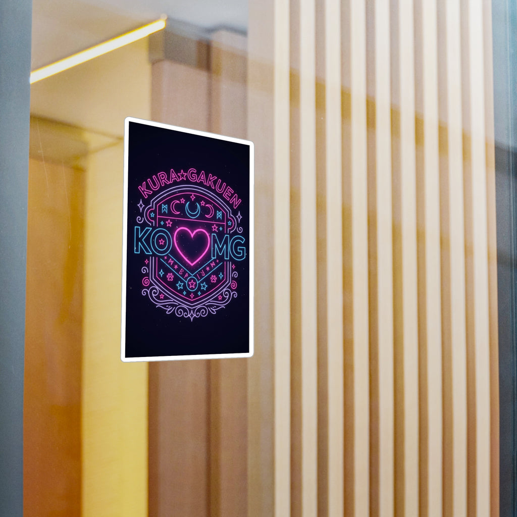 Stealth & Glitter — KuraGakuen Crest Vinyl Decal
