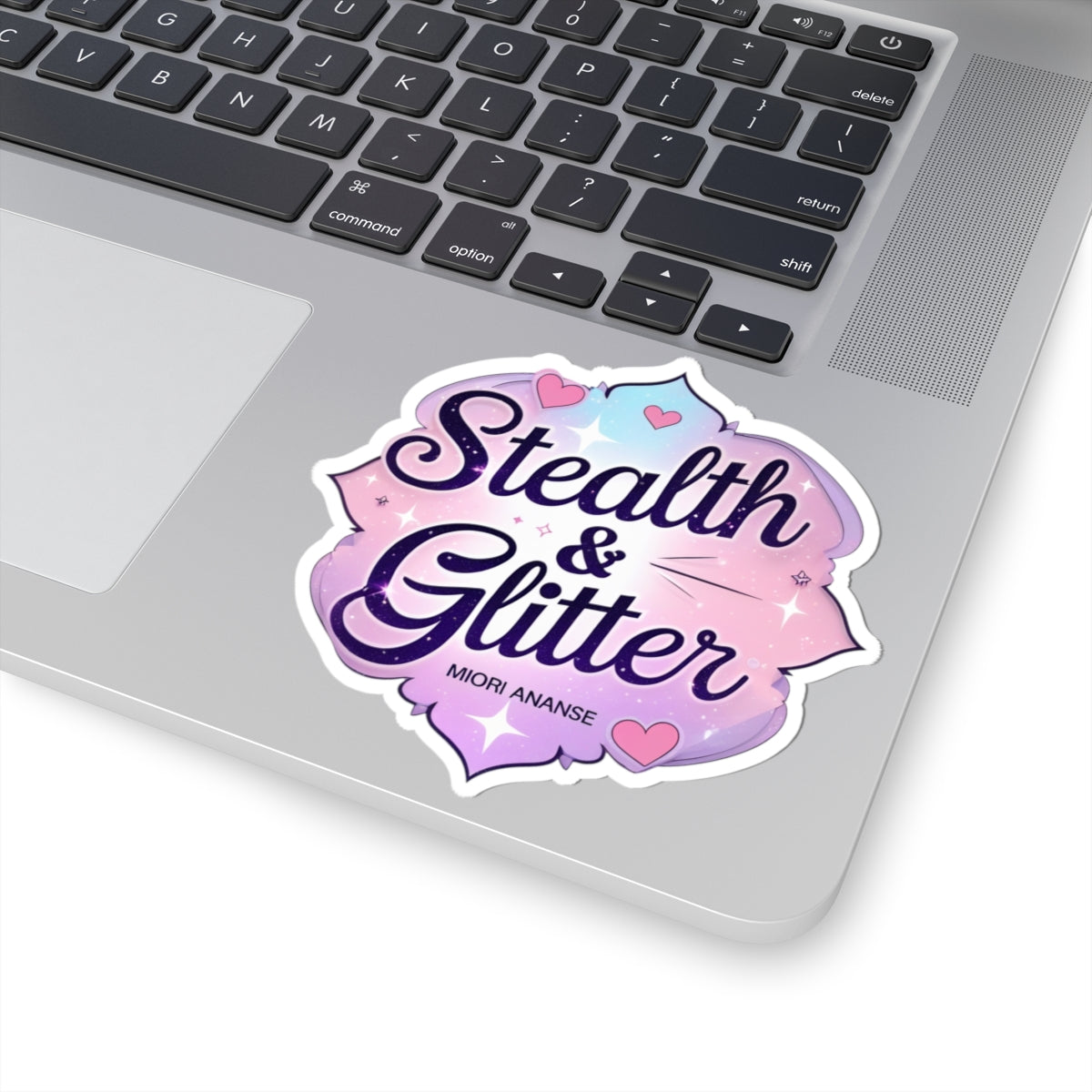 Stealth & Glitter — Signature Pastel Logo by Miori Ananse
