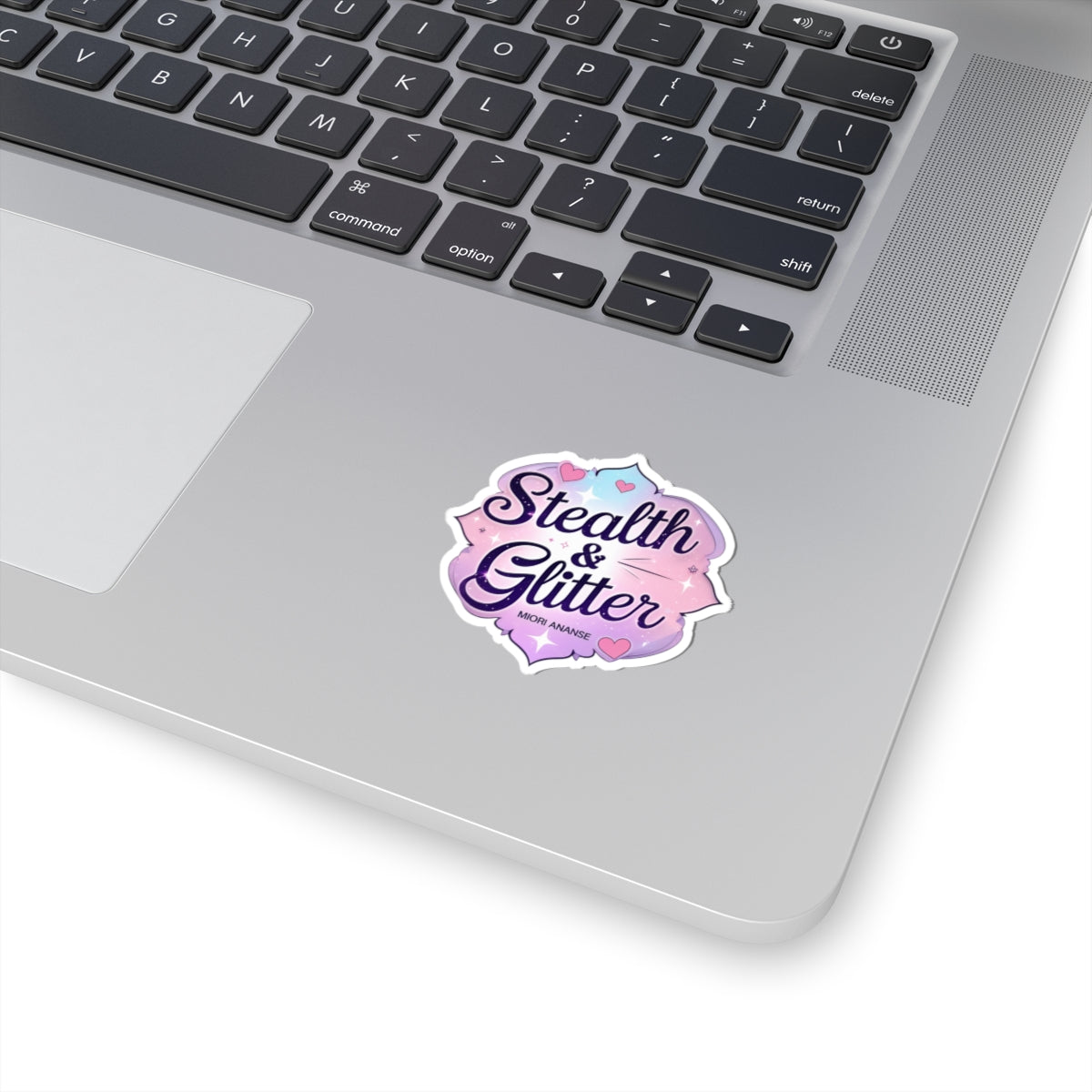 Stealth & Glitter — Signature Pastel Logo by Miori Ananse