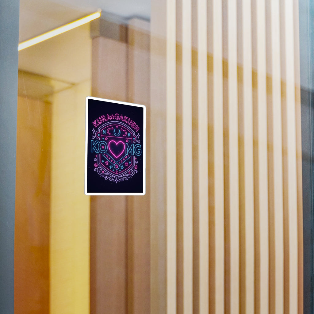 Stealth & Glitter — KuraGakuen Crest Vinyl Decal