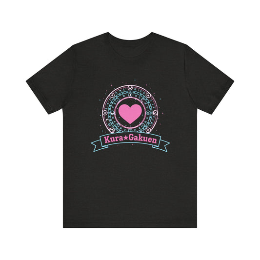 Stealth & Glitter — Kura☆Gakuen Heart Crest Tee