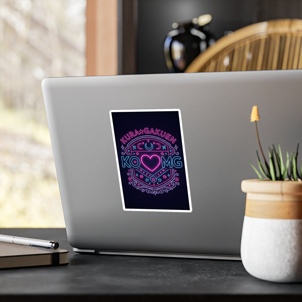 Stealth & Glitter — KuraGakuen Crest Vinyl Decal